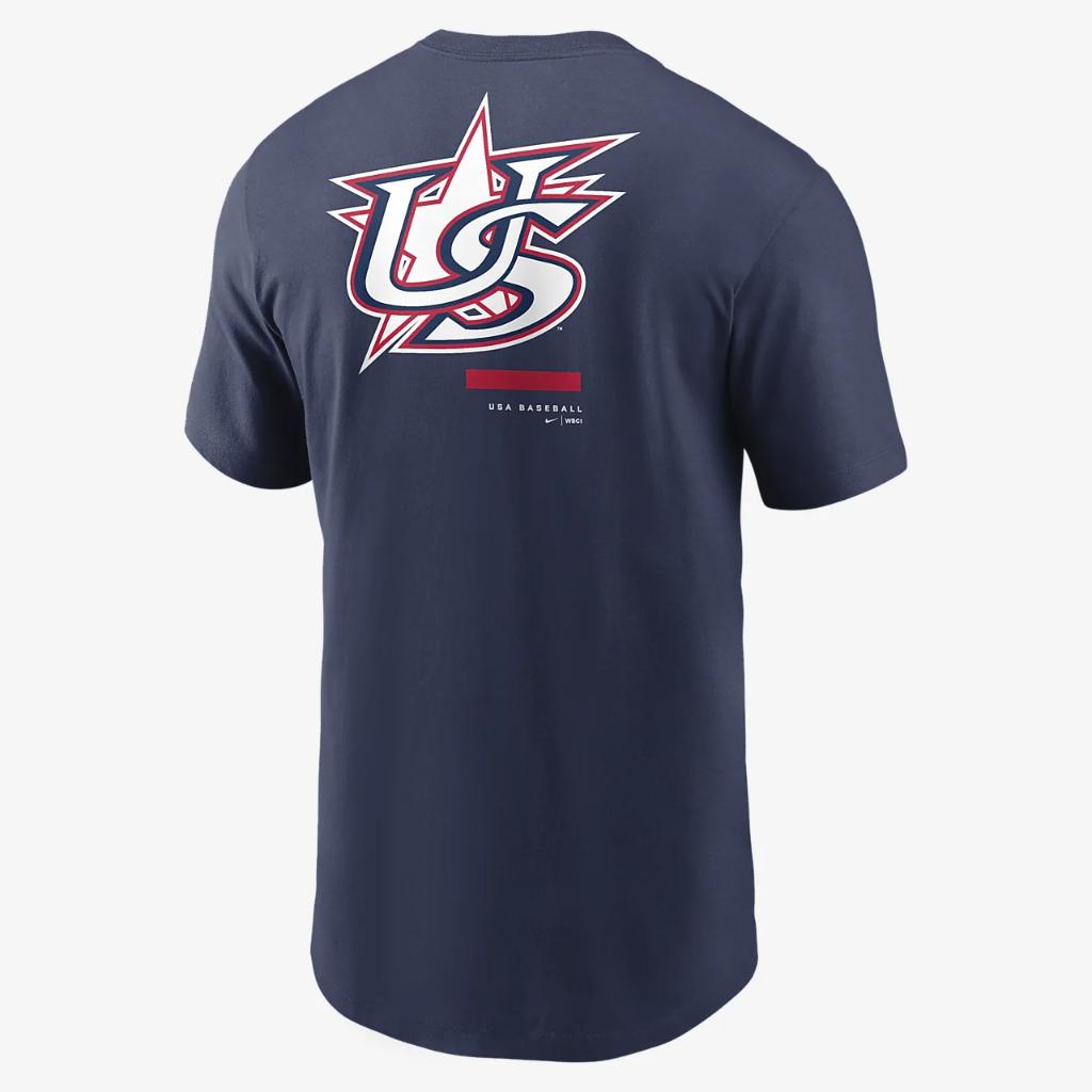 Nike 2023 World Baseball Classic Logo (USA Baseball) Men&#039;s T-Shirt N19944BWBU-WT4