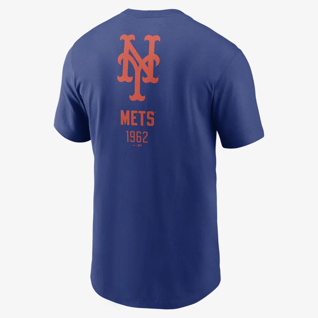 New York Mets Large Logo Back Stack Men&#039;s Nike MLB T-Shirt N1994EWNMELVQ-4EW