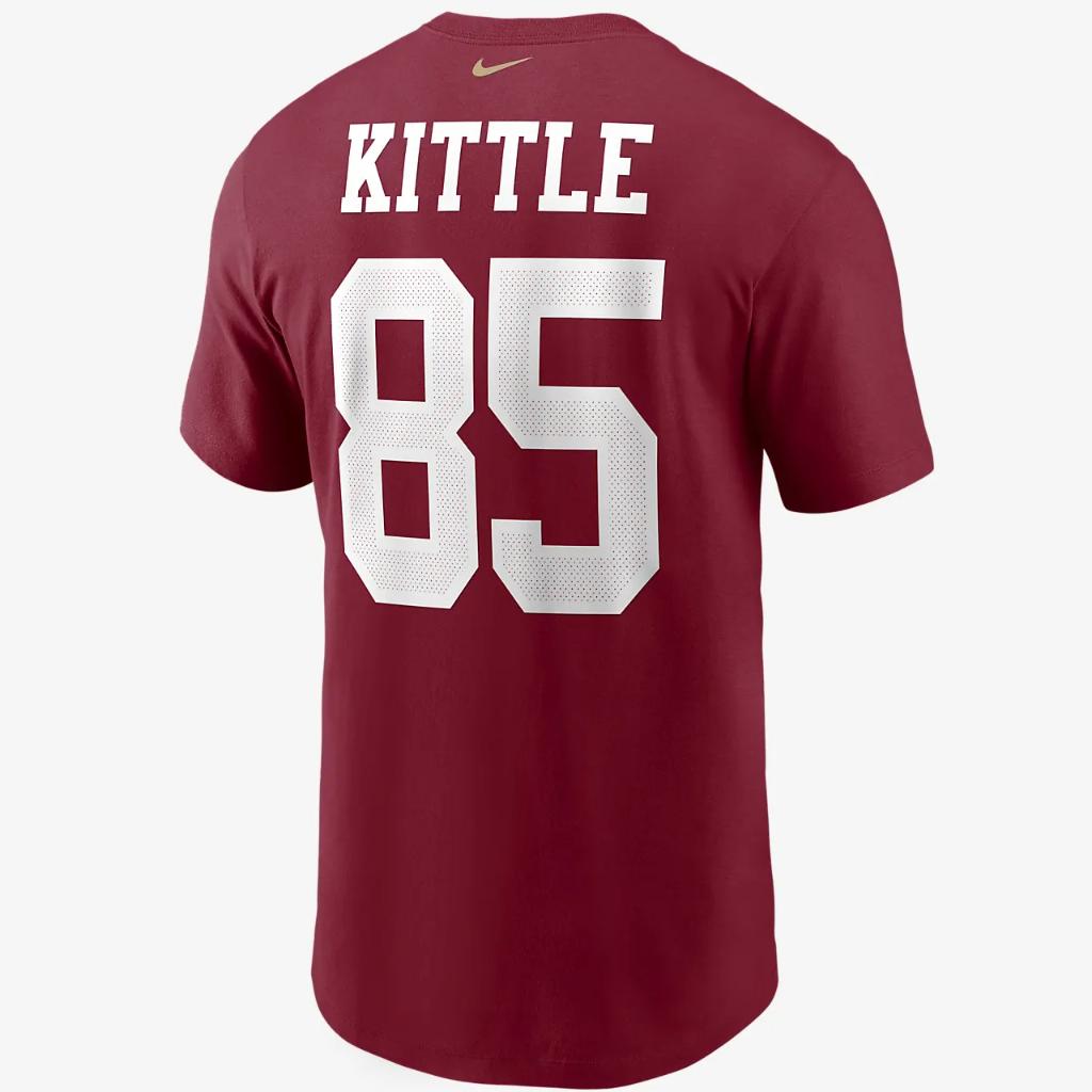 NFL San Francisco 49ers (George Kittle) Men&#039;s T-Shirt N1996DL73F-NAC