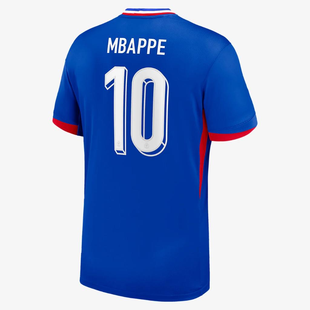 Kylian Mbappé France National Team 2024 Stadium Home Big Kids&#039; Nike Dri-FIT Soccer Jersey N201351095-FFF