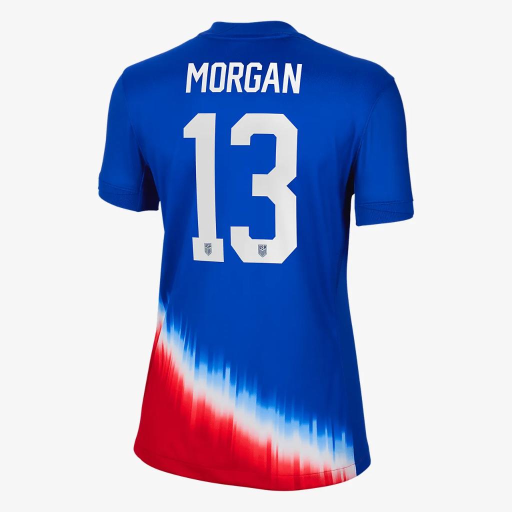 Alex Morgan USWNT 2024 Stadium Away Women&#039;s Nike Dri-FIT Soccer Jersey N201422000-USW