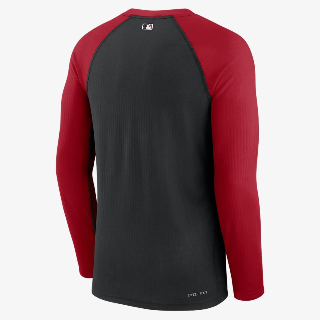 Nike Dri-FIT Game (MLB Cincinnati Reds) Men&#039;s Long-Sleeve T-Shirt NAC1089NRED-8WD