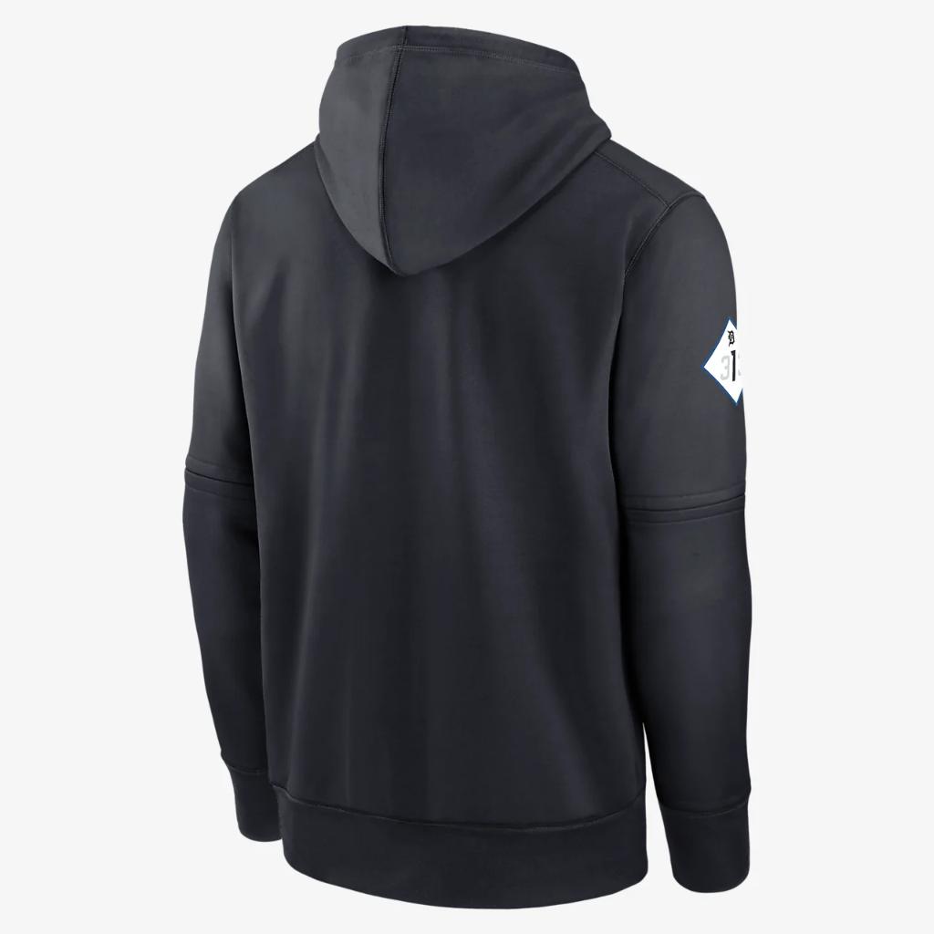 Detroit Tigers City Connect Practice Men&#039;s Nike Therma MLB Pullover Hoodie NAC311L5DG-MB2