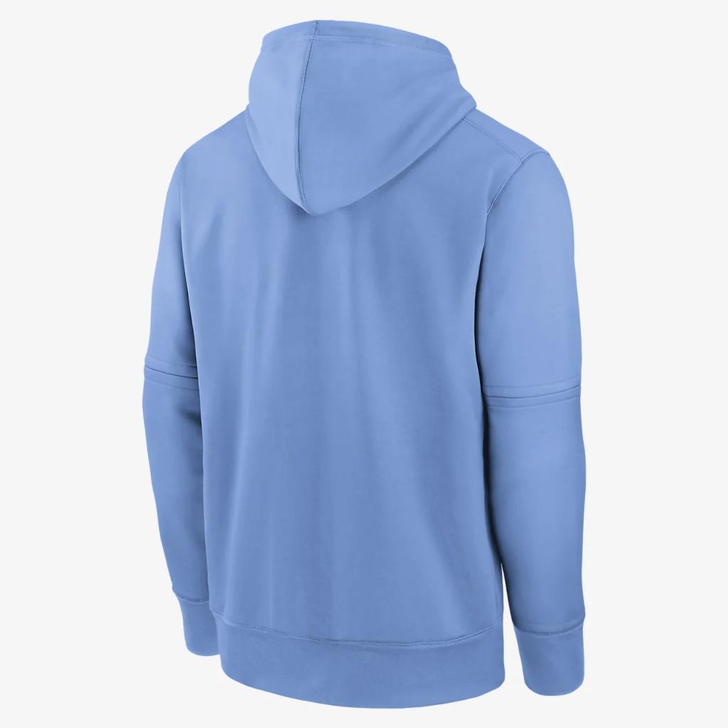Kansas City Royals City Connect Practice Men&#039;s Nike Therma MLB Pullover Hoodie NAC311T1ROY-41G