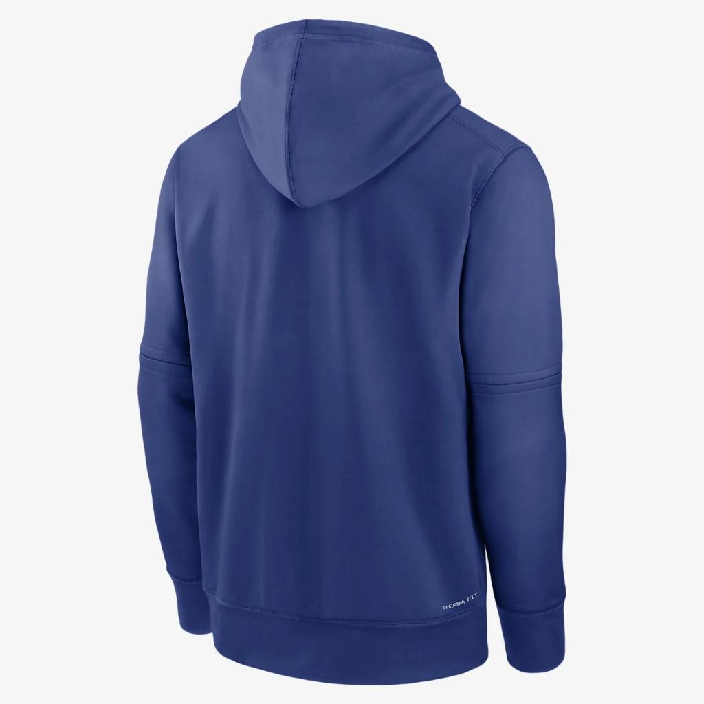 Toronto Blue Jays Authentic Collection Practice Men&#039;s Nike Therma MLB Pullover Hoodie NAC311TUTOR-J37