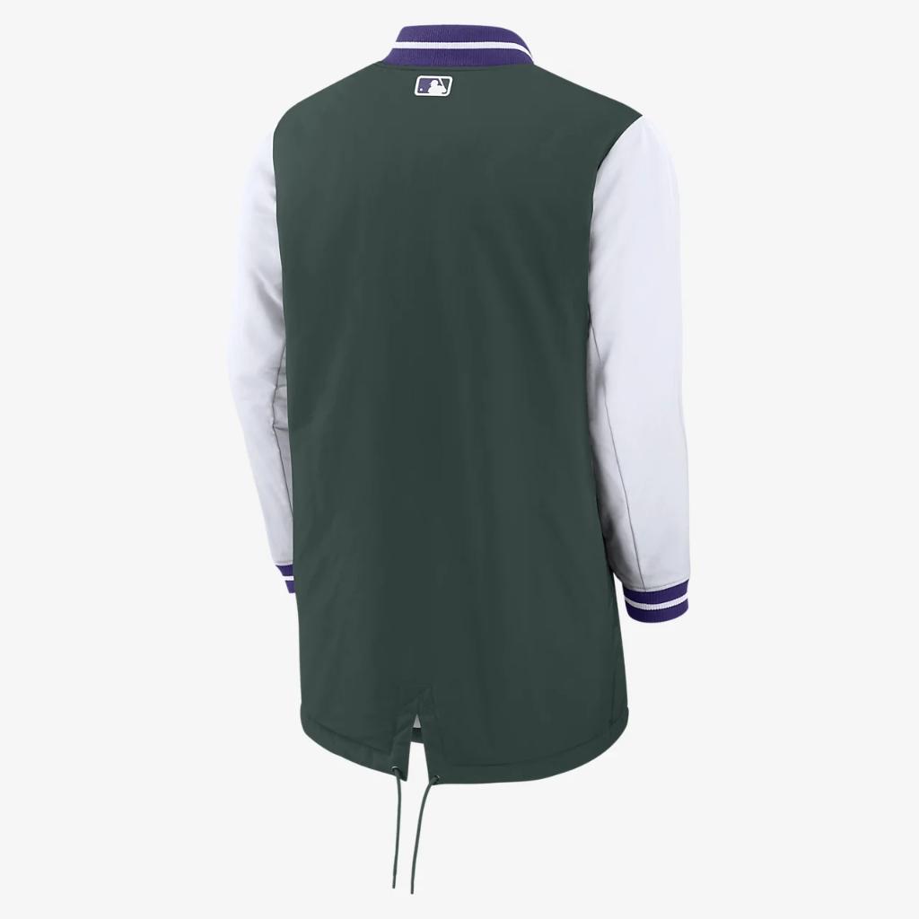 Nike City Connect Dugout (MLB Colorado Rockies) Men&#039;s Full-Zip Jacket NAC7024NDNV-1M2