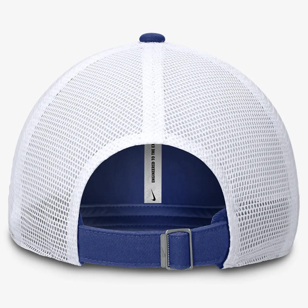 Kansas City Royals Evergreen Club Men&#039;s Nike MLB Trucker Adjustable Hat NB03155NROY-BEE