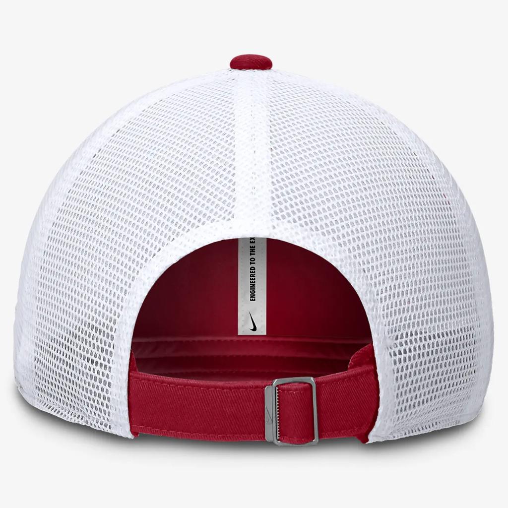 Washington Nationals Evergreen Club Men&#039;s Nike MLB Trucker Adjustable Hat NB0319MRWTL-BEE