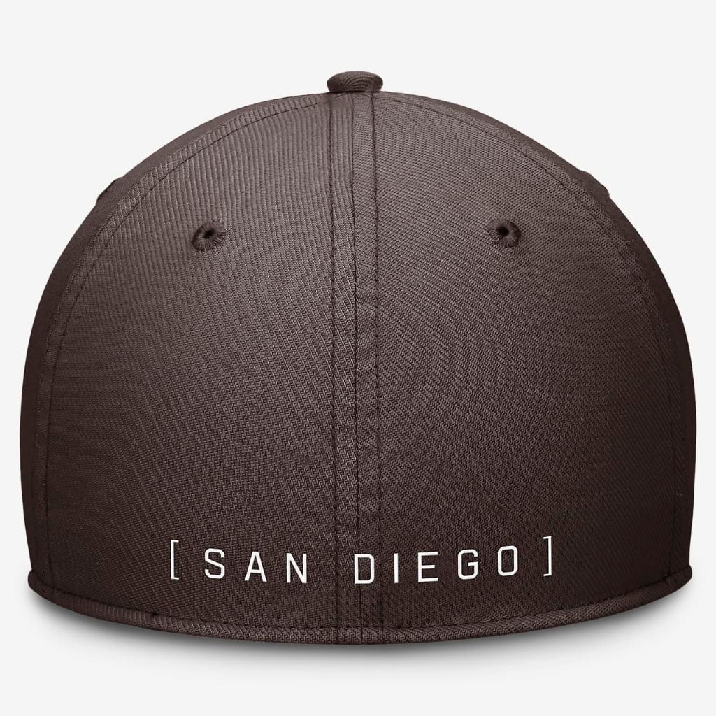 San Diego Padres Primetime Swoosh Men&#039;s Nike Dri-FIT MLB Hat NB1720QPYP-MD0