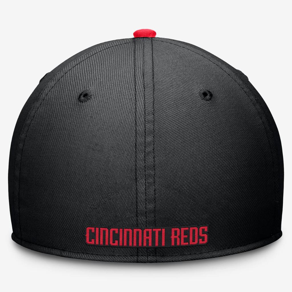 Cincinnati Reds City Connect Swoosh Men&#039;s Nike Dri-FIT MLB Hat NB1901GQRED-R48