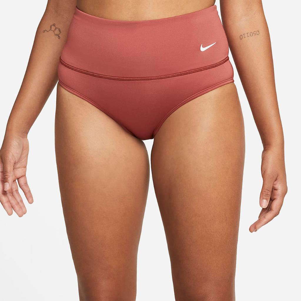 Nike Essential Women&#039;s High-Waisted Swim Bottoms NESSA215-637