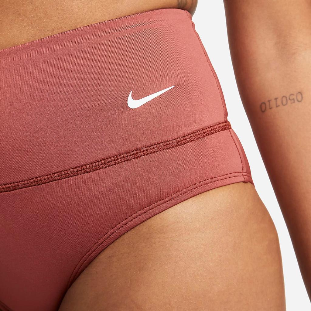 Nike Essential Women&#039;s High-Waisted Swim Bottoms NESSA215-637