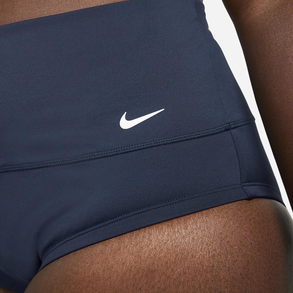 Nike Essential Women&#039;s High-Waisted Bikini Swim Bottom NESSA276-440