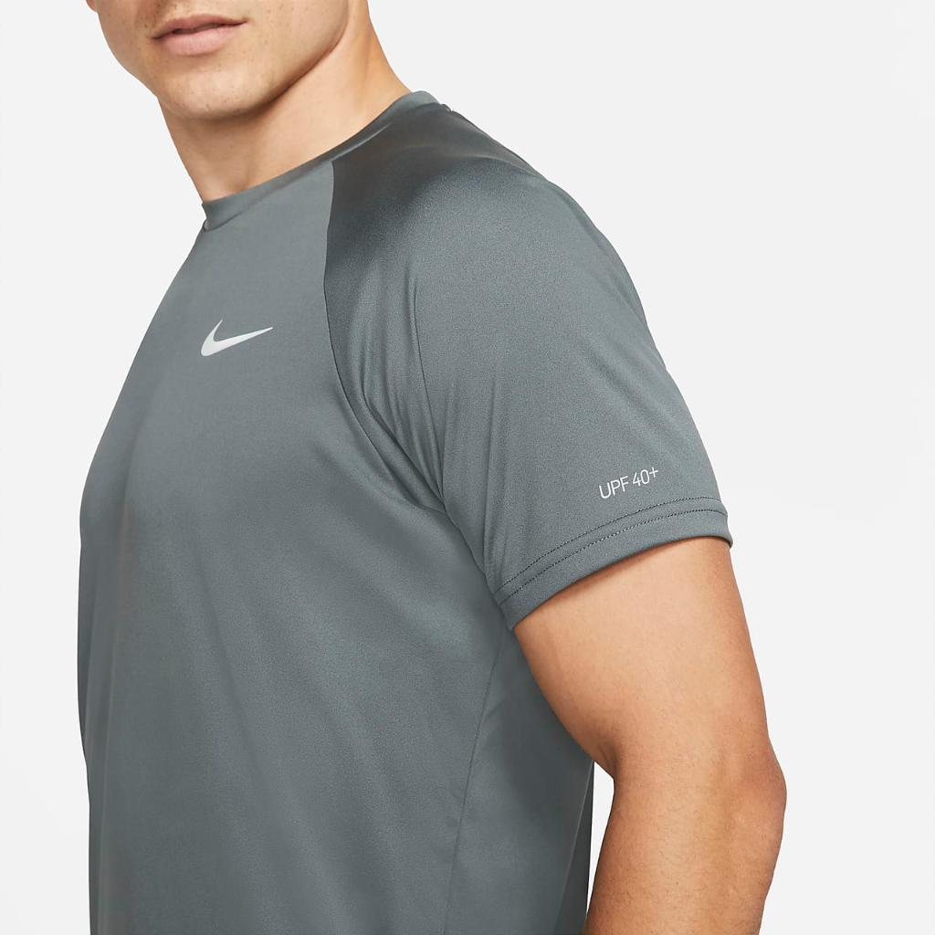 Nike Essential Men&#039;s Short-Sleeve Hydroguard Swim Shirt NESSA586-018