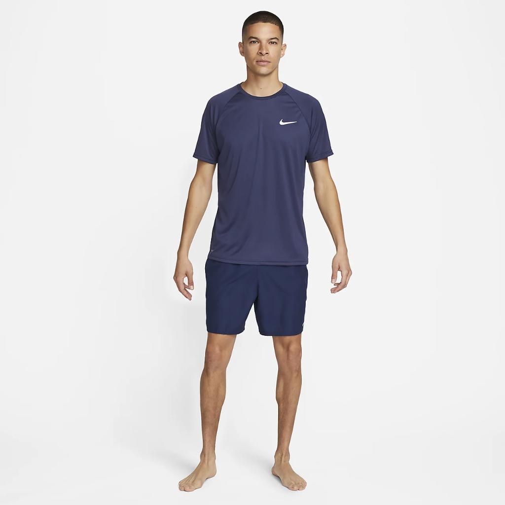 Nike Essential Men&#039;s Short-Sleeve Hydroguard Swim Shirt NESSA586-440