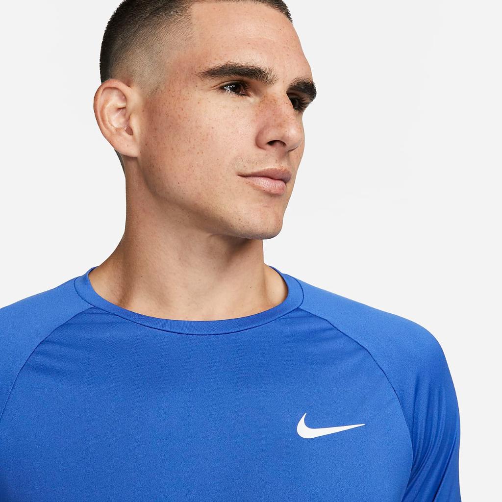 Nike Essential Men&#039;s Short-Sleeve Hydroguard Swim Shirt NESSA586-494
