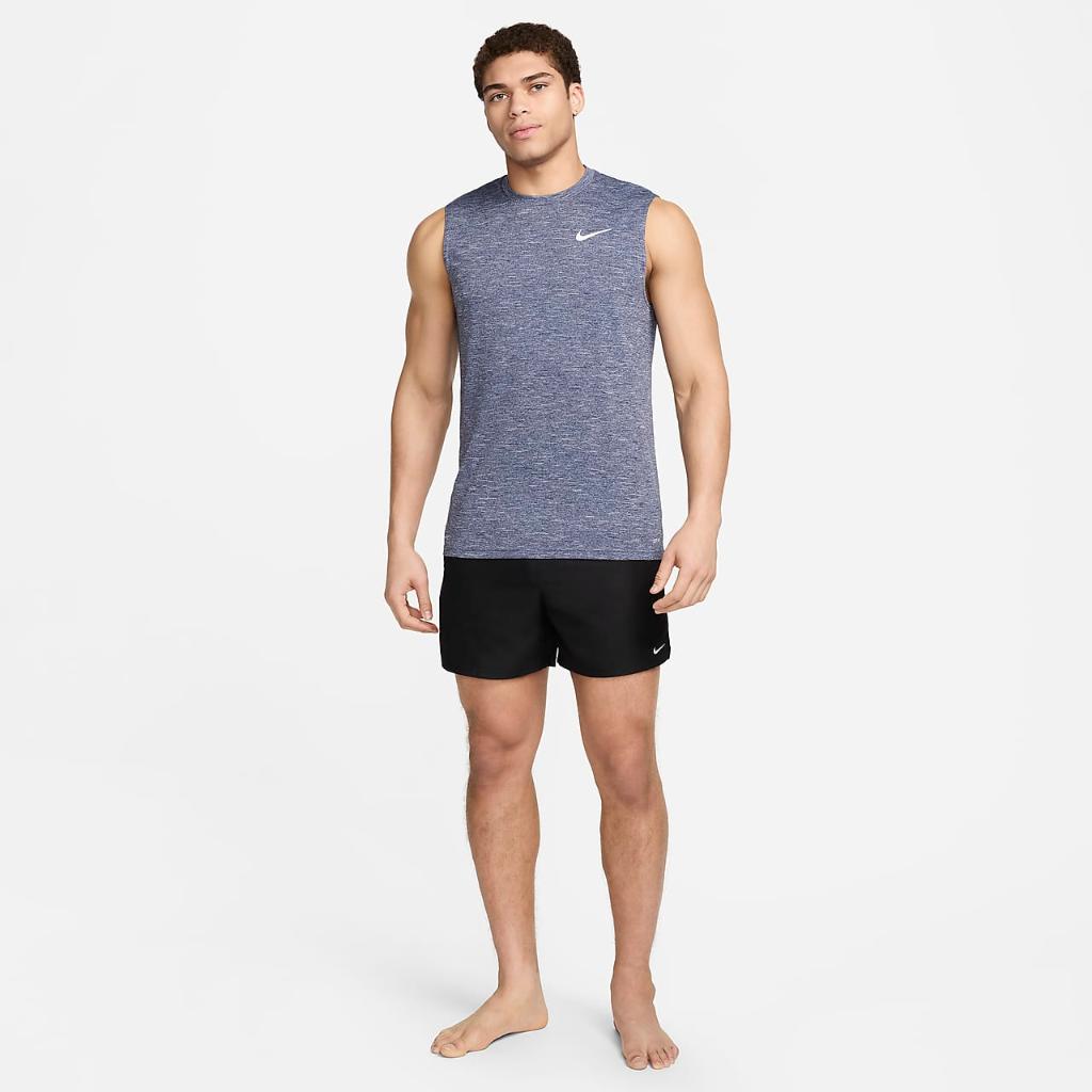 Nike Men&#039;s Heathered Sleeveless Hydroguard Swim Shirt NESSA588-440