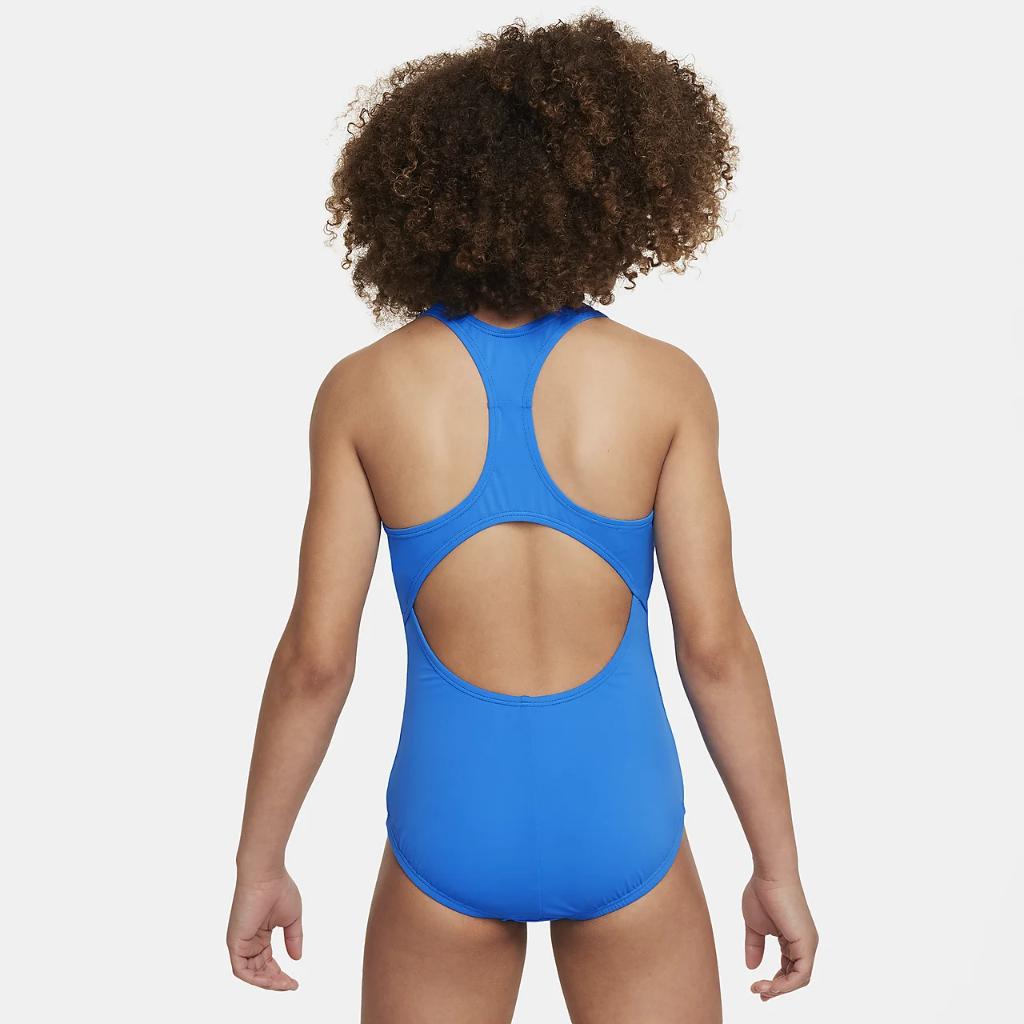 Nike Essential Big Kids&#039; (Girls&#039;) Racerback 1-Piece Swimsuit NESSB711-400