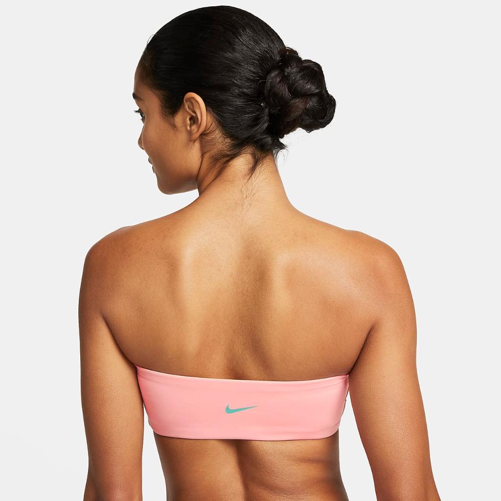 Nike Multi Logo Bandeau Bikini Top Women&#039;s Bandeau Bikini Top NESSC252-626