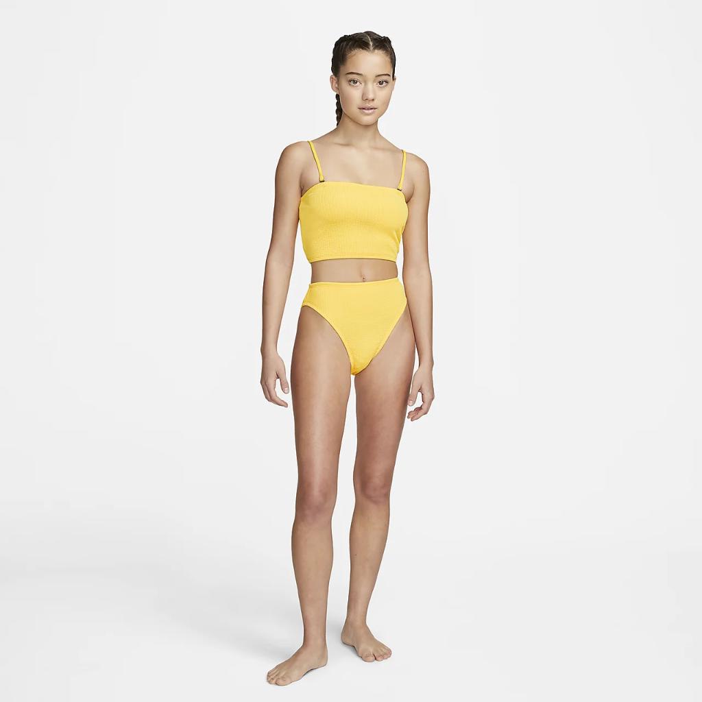 Nike Women&#039;s Bandeau Midkini Swim Top NESSD232-858