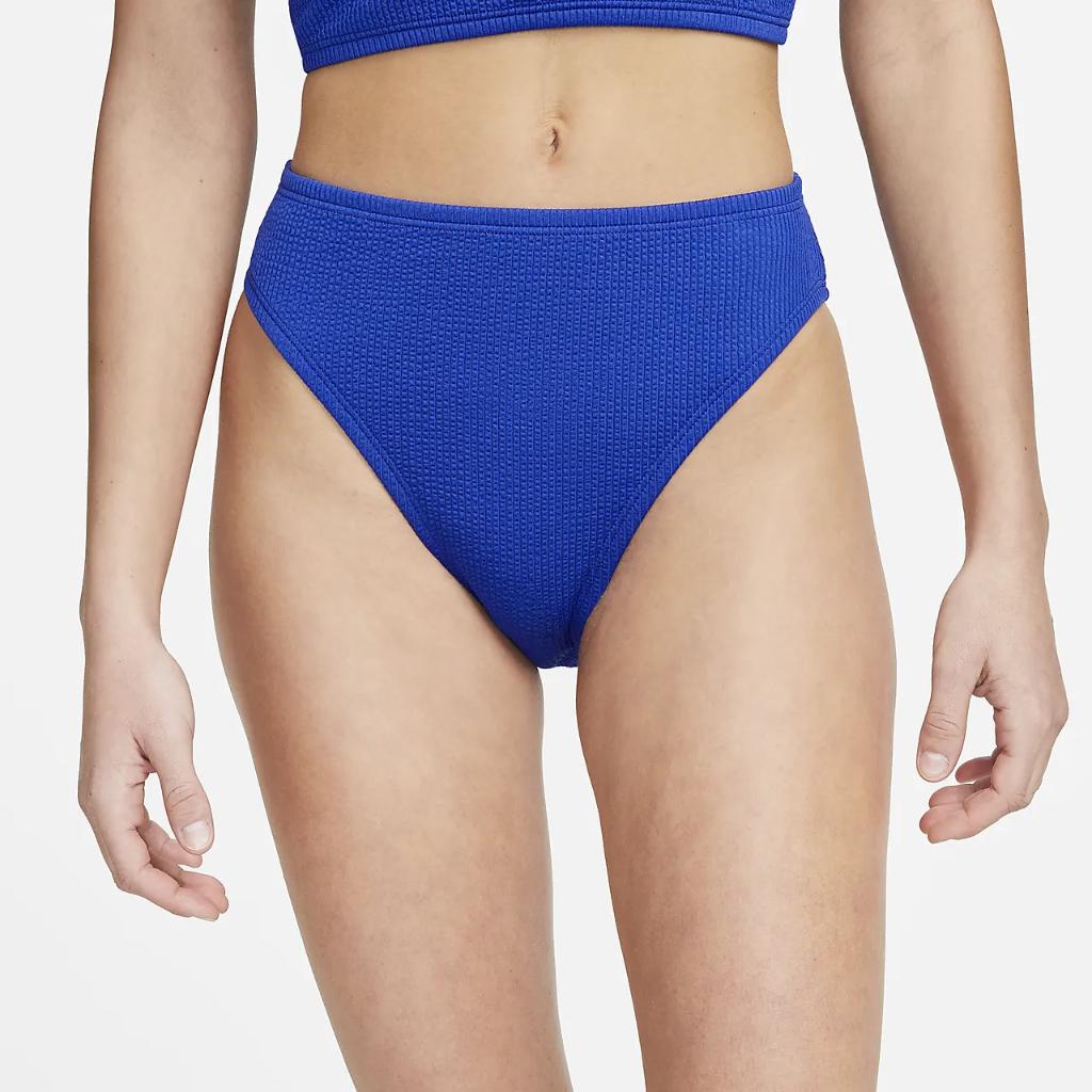 Nike Women&#039;s High-Waisted Bikini Swim Bottom NESSD234-418