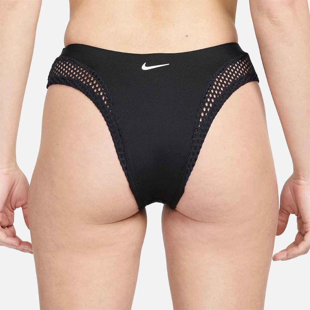 Nike Women&#039;s Cheeky Sling Bikini Swim Bottom NESSD254-001
