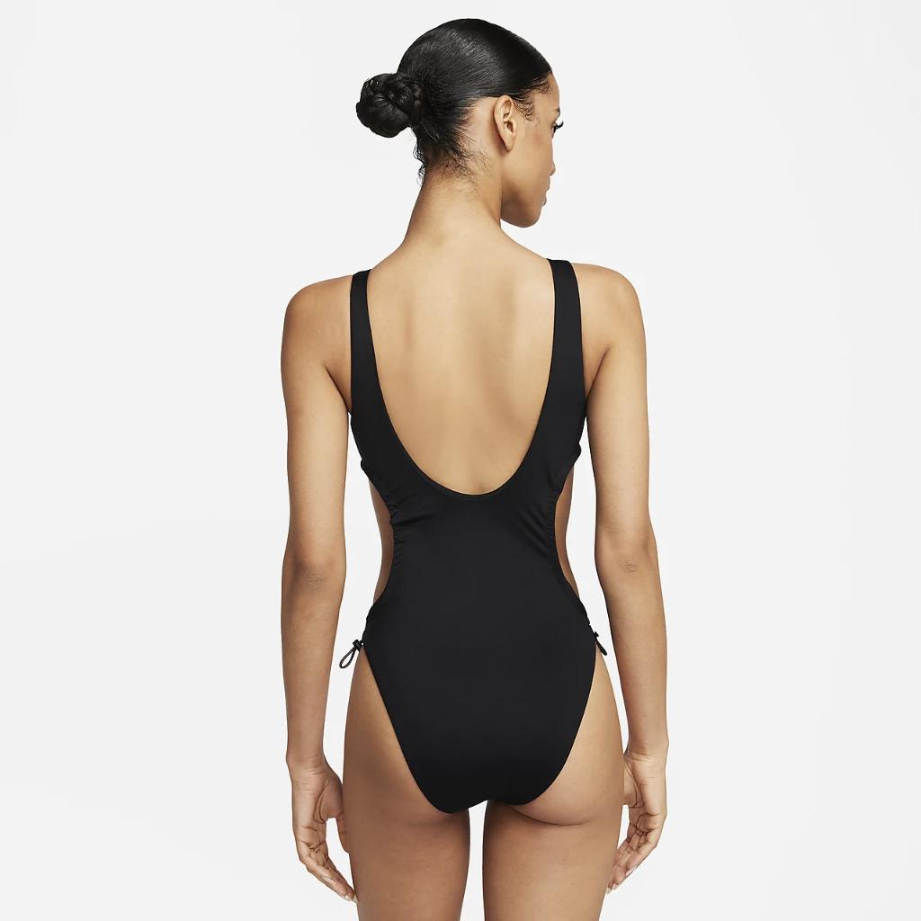 Nike Swim Women&#039;s Cut-Out One-Piece Swimsuit NESSD255-001