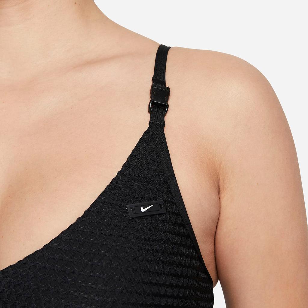 Nike Women&#039;s V-Neck Swim Bikini Top NESSD256-001
