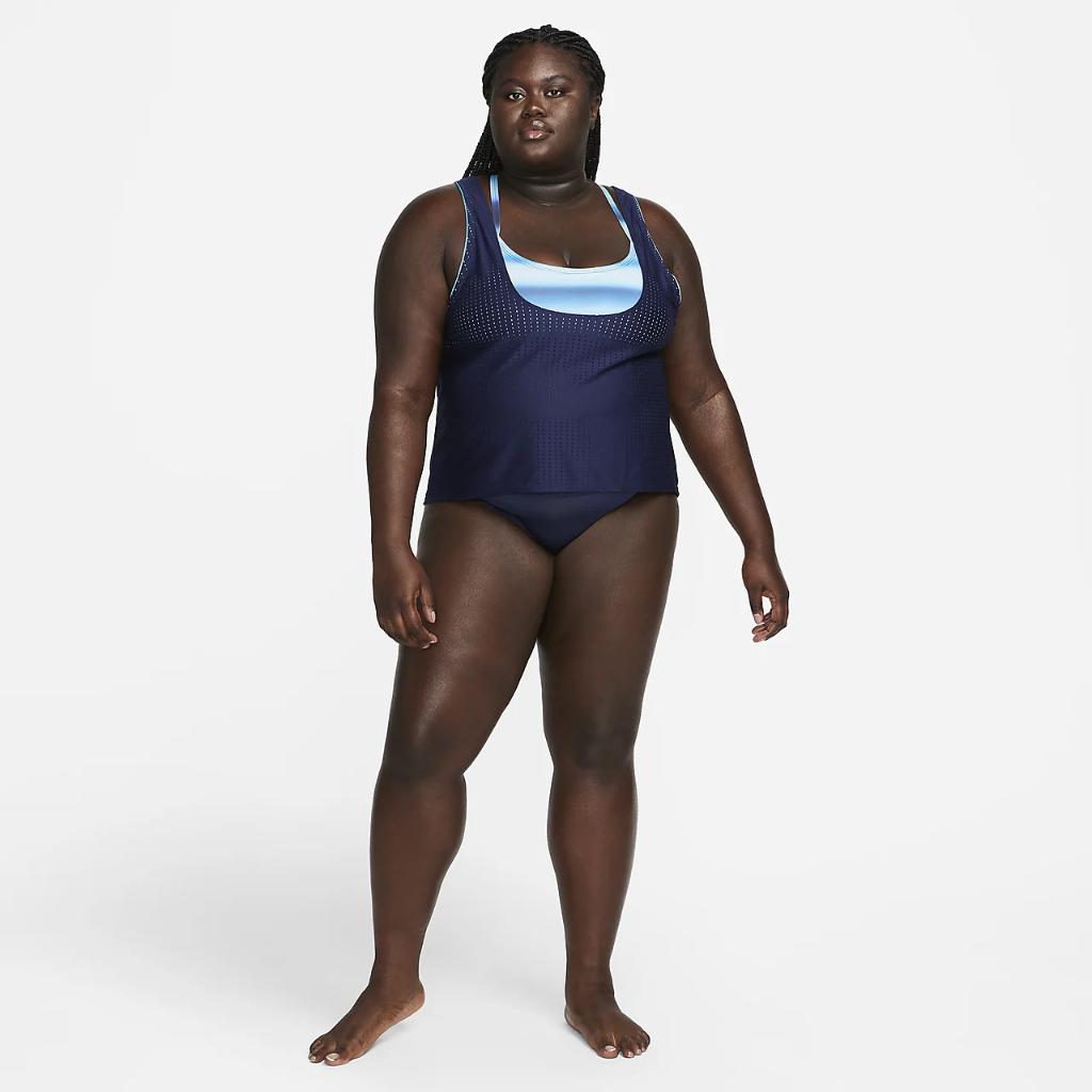 Nike Women&#039;s Convertible Layered Swim Tankini NESSD387-440