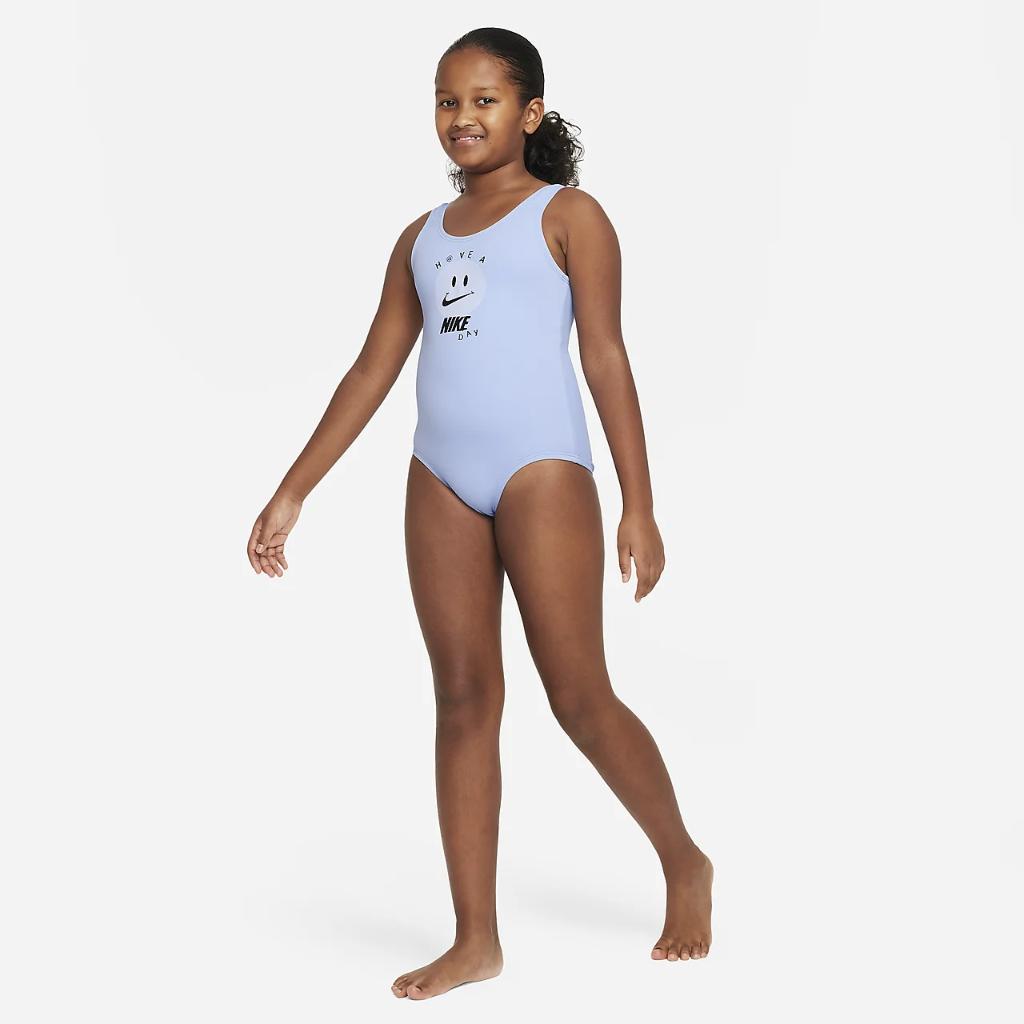 Nike Big Kids&#039; (Girls&#039;) U-Back 1-Piece Swimsuit NESSD722-451