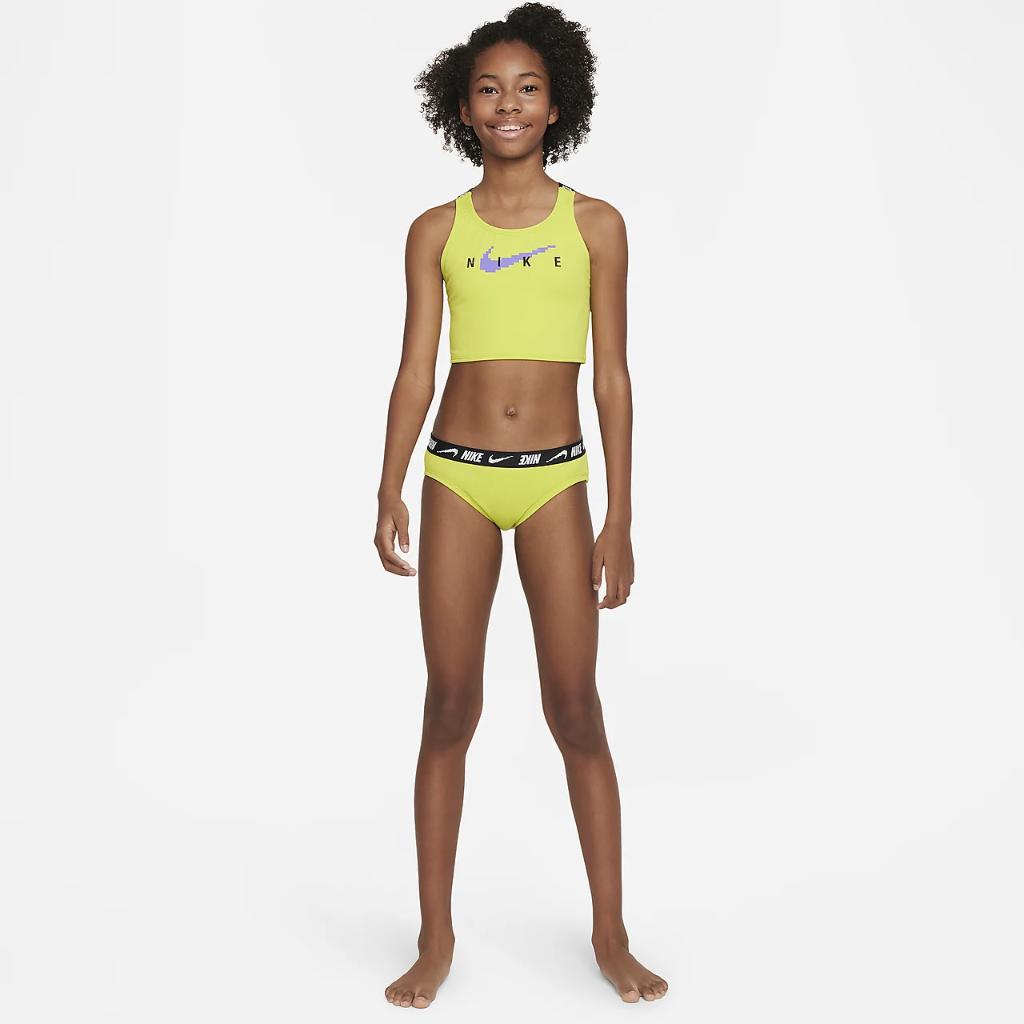 Nike Big Kids&#039; (Girls&#039;) Swim Cross-Back Midkini Set NESSD724-327