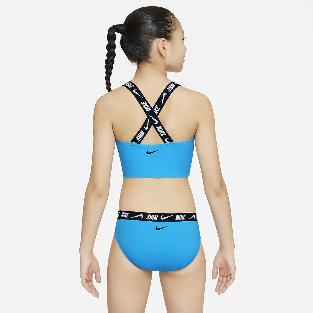 Nike Big Kids&#039; (Girls&#039;) Swim Cross-Back Midkini Set NESSD724-480