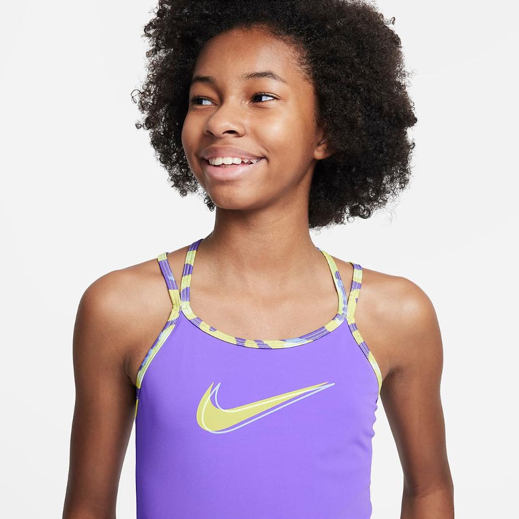 Nike Big Kids&#039; (Girls&#039;) T-Crossback Tankini Set NESSD728-505
