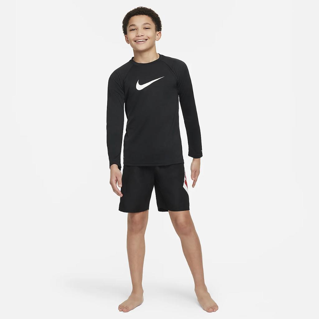 Nike Swim Big Kids&#039; (Boys&#039;) Long-Sleeve Hydroguard NESSD829-001