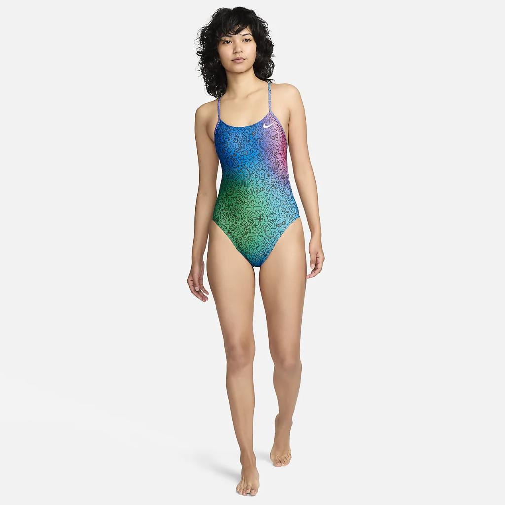 Nike Swim HydraStrong Cutout One-Piece Swimsuit NESSE006-969