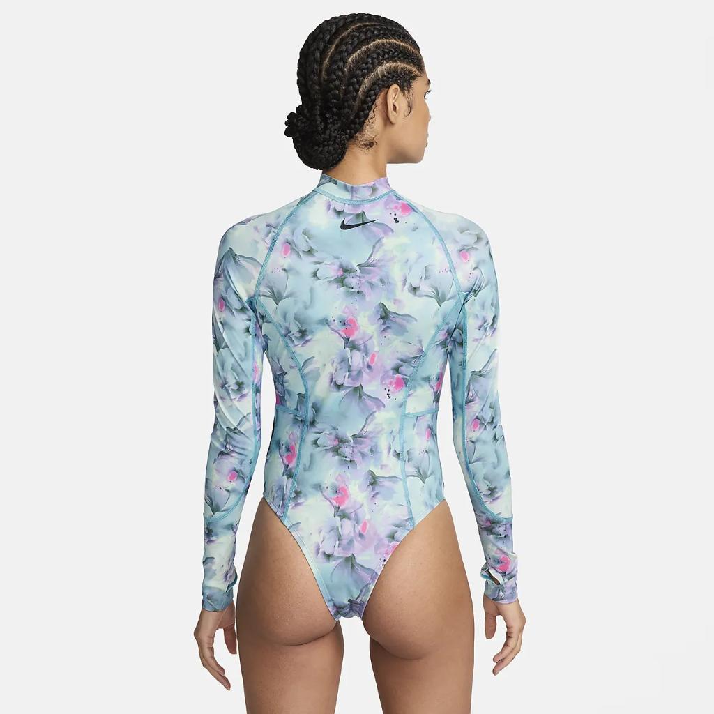 Nike Swim Hydralock Fusion Women&#039;s Long-Sleeve One-Piece Swimsuit NESSE164-990