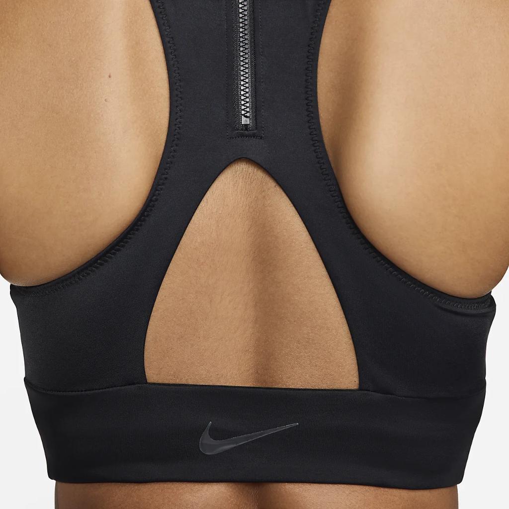 Nike Swim Hydralock Fusion Women&#039;s High-Neck Midkini Top NESSE165-001