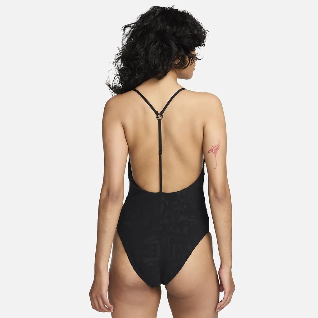 Nike Swim Retro Flow Women&#039;s T-Back One-Piece Swimsuit NESSE244-001