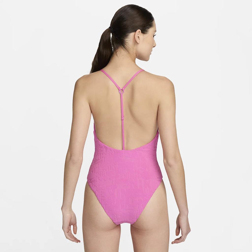Nike Swim Retro Flow Women&#039;s T-Back One-Piece Swimsuit NESSE244-652