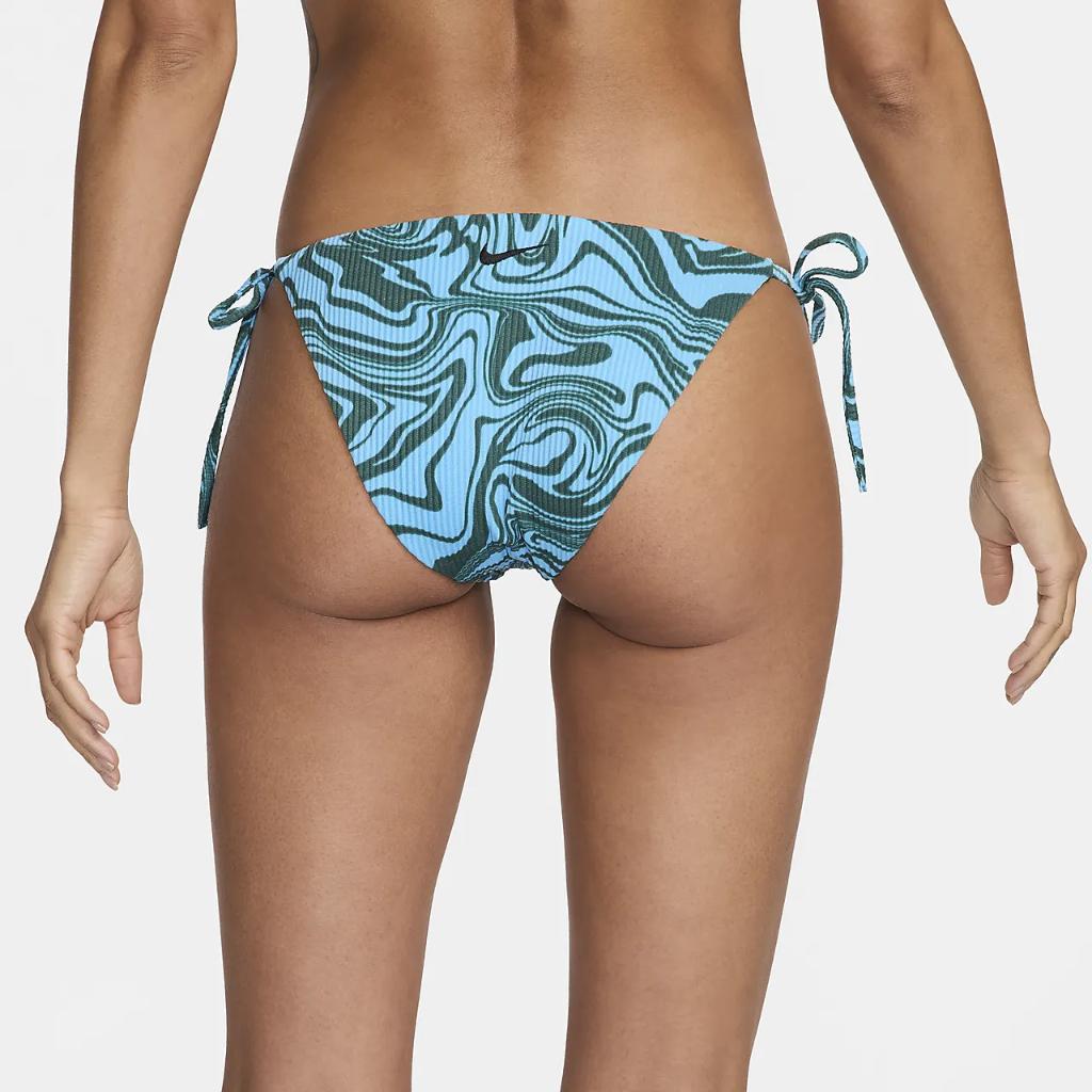 Nike Swim Swirl Women&#039;s String Bikini Bottom NESSE262-486