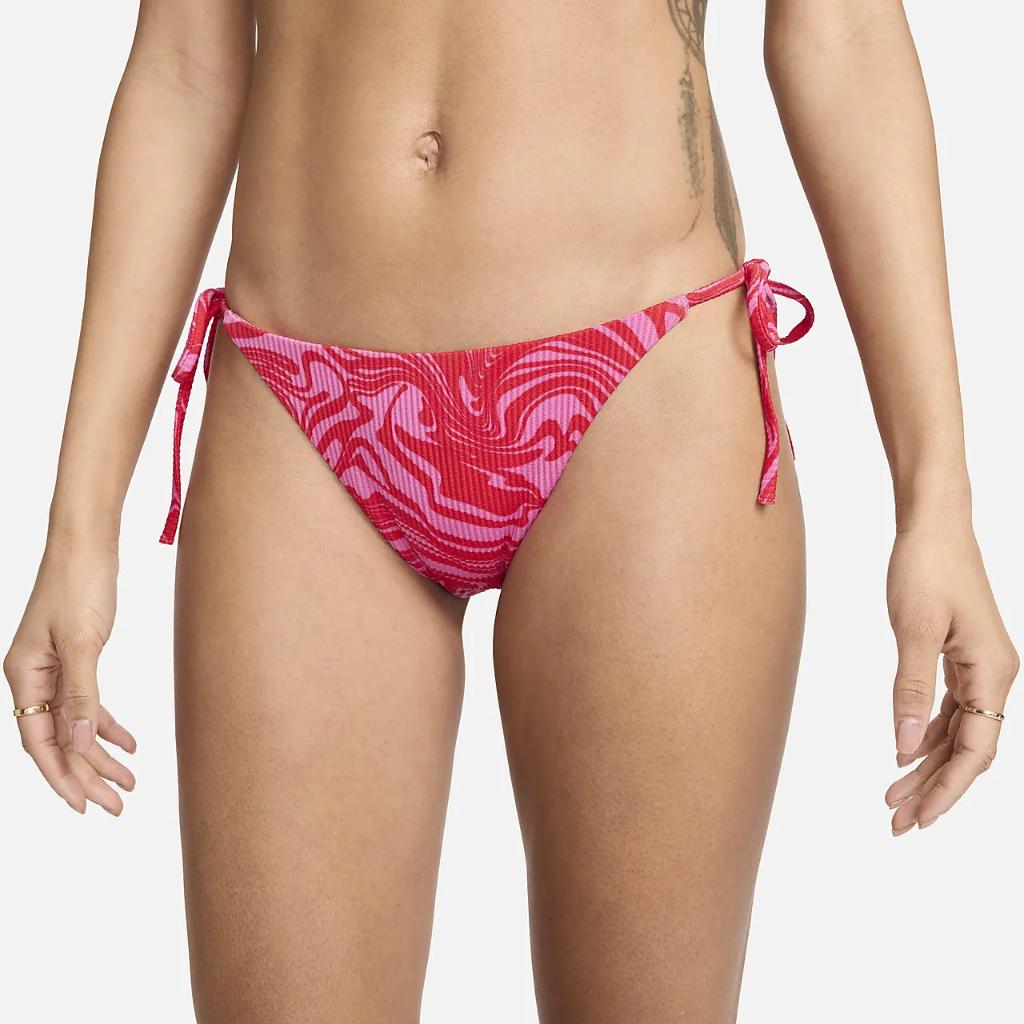 Nike Swim Swirl Women&#039;s String Bikini Bottom NESSE262-652
