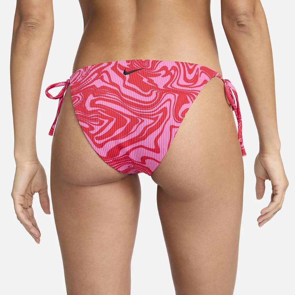 Nike Swim Swirl Women&#039;s String Bikini Bottom NESSE262-652