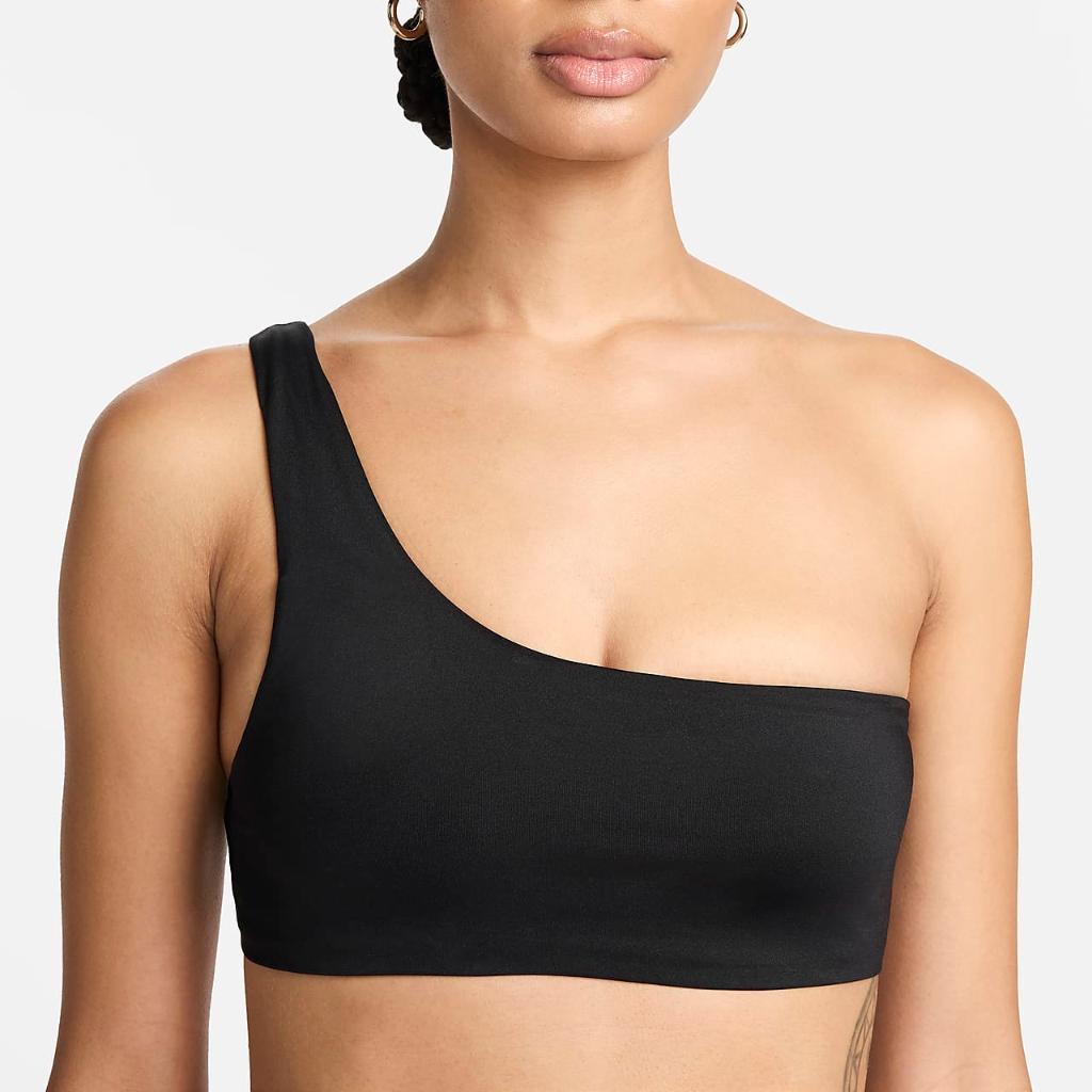 Nike Swim Essential Women&#039;s Asymmetrical Bikini Top NESSE266-001