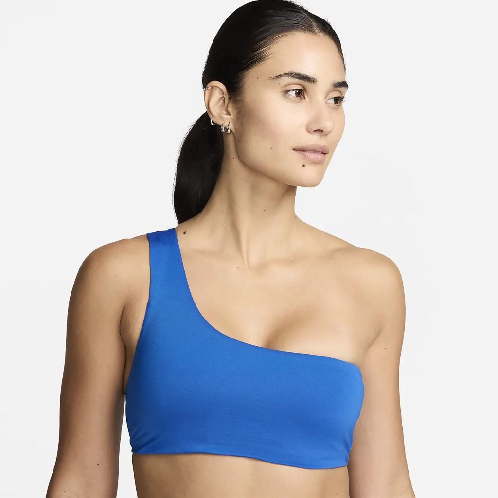 Nike Swim Essential Women&#039;s Asymmetrical Bikini Top NESSE266-458
