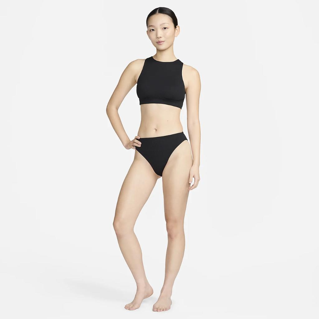 Nike Swim Elevated Essential Women&#039;s High-Neck Bikini Top NESSE276-001