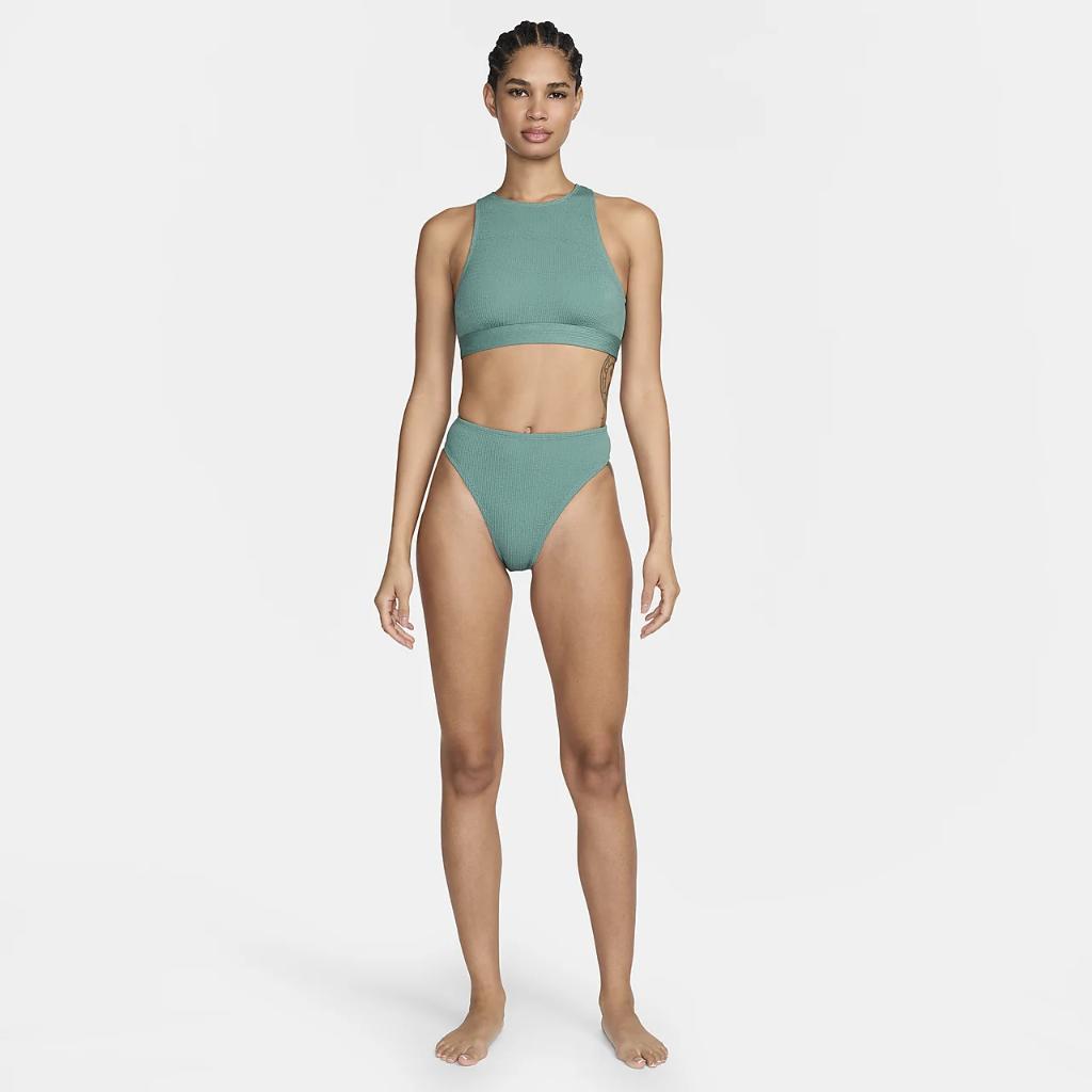 Nike Swim Elevated Essential Women&#039;s High-Neck Bikini Top NESSE276-302