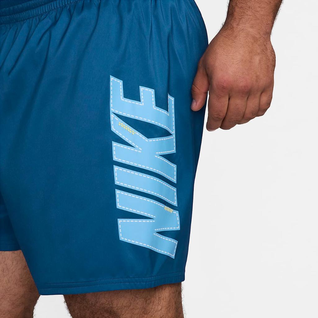 Nike Swim Big Block Men&#039;s 9&quot; Volley Shorts (Extended Size) NESSE602-417