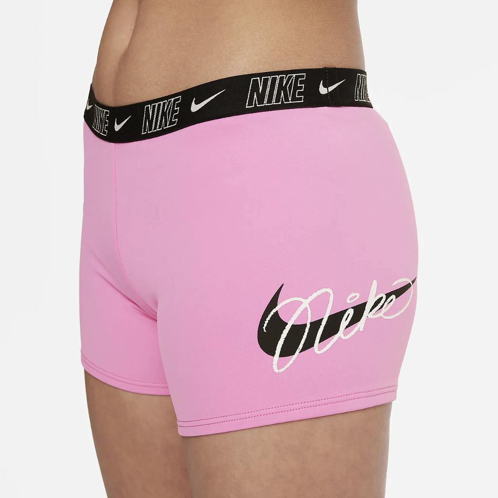 Nike Swim Big Kids&#039; (Girls&#039;) Racerback Bikini &amp; Shorts Set NESSE727-652