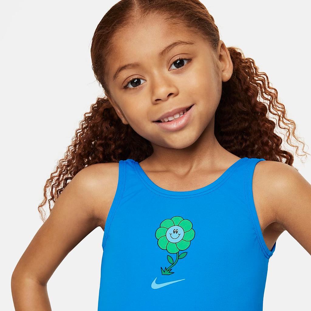 Nike Swim Little Kids&#039; (Girls&#039;) U-Back One-Piece Swimsuit NESSE769-458