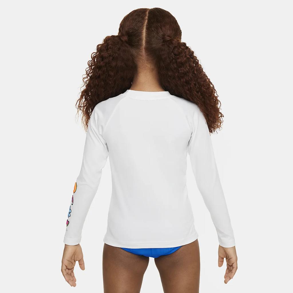 Nike Swim Charms Little Kids&#039; (Girls&#039;) Long-Sleeve Hydroguard NESSE771-100